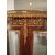 Vetrinetta francese tonda del 1800 stile Transizione con bronzi e marmo rosso Francia