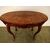 Tavolino ovale in radica di noce Luigi Filippo del 1800 Nord Europa