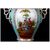 Graziosa coppia di piccole potiche vasi con coperchio in porcellana manifattura Dresda del 1800