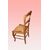 Gruppo di 8 sedie antiche stile provenzale di fine 1800 in legno di ciliegio