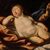Antique religious painting Virgin with child from 17th century