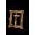 Crocifisso francese di inizio 1800 con Cristo in legno e stupenda cornice dorata