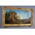 Paesaggio con rovine, scuola francese di fine XVIII secolo, olio su tela. 