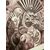 Incisione Conchita arte contemporanea XX secolo  raffigurante signora in maschera Mis 46 x 36