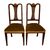 Gruppo di 4 antiche sedie Vittoriane del 1800 in legno di mogano con intarsi