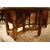 Antico tavolo francese del 1800 ovale con aletto in massello di rovere
