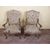 PAIR OF GOLDEN ARMCHAIRS STYLE JULY XV EARLY 800     