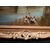 Olio su tela raffigurante del 1800 inglese raffigurante paesaggio fluviale con figure