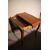Coppia di tavolini da gioco consolle stile Luigi Filippo del 1800 in legno di mogano