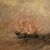 Dipinto italiano paesaggio marittimo in stile impressionista del XX secolo