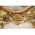 Importante specchiera antica a cartoccio legno intagliato e dorato XVIII secolo PREZZO TRATTABILE