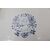 Bellissimo piatto in ceramica artistica colore blu marchio Delft 1950