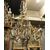LAMP218 - Lampadario con cristalli, epoca '800, cm circonf.100 x H 150