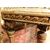 TAV278 - Consolle in legno e alabastro, epoca '700, cm L 103 x H 85 x P 60