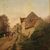French signed landscape painting oil on canvas dated 1899