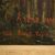 Dipinto francese paesaggio olio su tela firmato e datato 1899