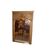 Grande specchiera caminiera del 1800 stile Luigi XV dorata e laccata 