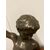 Antica scultura “ Pescatore “ in Bronzo epoca fine 800 Francia Auguste Moreau Altezza cm 55