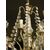  LAMP225 - Lampadario con cristalli, epoca '900, circ. cm 70 x H 70  