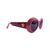 GIANNI VERSACE Occhiali da Sole Vintage in Acetatoa Col. Rosa 418/P Col 930