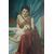 Dipinto antico olio su tela raffigurante scena Neoclassica. Francia inizio XX secolo.