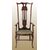 Bellissima poltrona vittoriana Correct Chair del 1800 in legno di mogano riccamente intarsiato