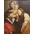Madonna con bambino e personaggio femminile, Olio su tela, Epoca '700