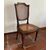 Group of four antique Genoese chairs Vienna straw seat     