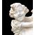 Scultura in marmo raffigurante madre con bambino.Firma:Adolfo Cipriani. (1856-1940).