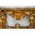 Consolle Luigi XV Romana in legno dorato e intagliato con piano in marmo. Periodo XVIII secolo.
