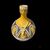 Vaso versatoio in maiolica con figura antropomorfa e manico intrecciato.Sicilia .