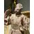 Statua in terracotta di figura maschile