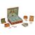 Splendida scatola da gioco veneziana in legno laccato