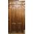  pts480 porta in pioppo restaurata, misura con telaio cm l 105 x h 235 