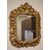 Antica stupenda specchiera francese del 1800 stile Luigi XIV in legno dorato foglia oro
