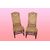 Gruppo di 4 sedie italiane del 1800 in stile seicentesco in legno di noce 