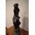 Antica scultura francese del 1800 in bronzo di Donna semi nuda