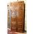 pts696 - pair of double swing doors, in cherry, cm l 82 xh 201     