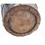 Grande cesto ( tinello?) in legno di rovere e cerchi in ferro battuto.