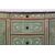 Cassettone a mezzaluna in legno laccato, Piemonte, XVIII secolo