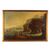 Paesaggio Marino con Figure Olio su tela '700 