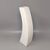 1970s Gorgeous  White Space Age Vase in Ceramic by Franco Pozzi. Made in Italy