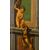 Grande paravento neoclassico a quattro pannelli dipinti a olio su tela, Italia, seconda metà del XVIII secolo