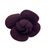 CHANEL Spilla Vintage in Tela Col. Marrone Camellia Brooch