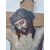 Crocifisso ligneo dipinto XIX secolo