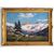 Dipinto raffigurante montagne innevate, di Leonardo Roda