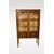 Vetrina due porte inglese del 1800 stile vittoriano in mogano con intarsi