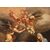 Olio su tela italiano di inizio 1700 raffigurante L'Annunciazione della Vergine Maria