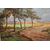 Olio su tela firmato Heider Johan Wihain 1892 - 1966 Paesaggio