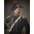 Large painting, oil on canvas raff: portrait of Carabiniere.     